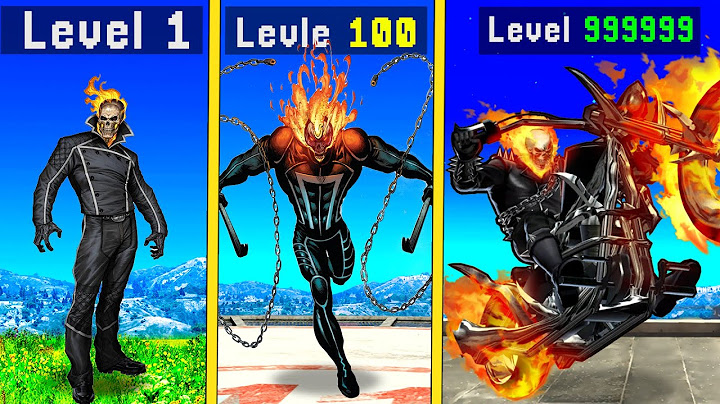 Upgrading 1 Level GHOST RIDER to 1000000 Level in GTA 5