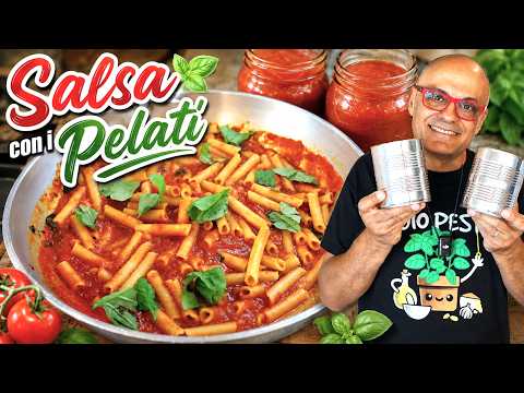 LA SALSA CON I PELATI COME AL RISTORANTE pasta al pomodoro come uno CHEF
