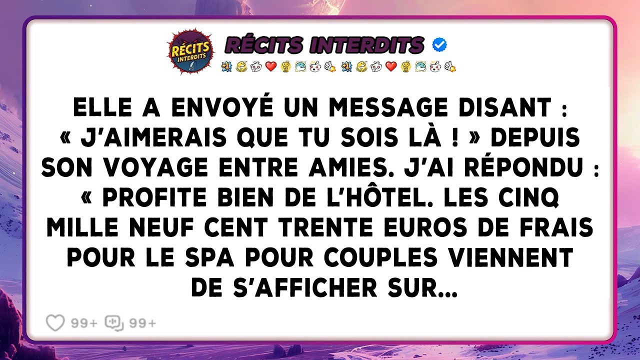 Elle A Envoyé Un Message Disant : « J’aimerais Que Tu Sois Là ! » Depuis Son Voyage Entre Amies...