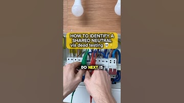 #electrician reveals clip on how to identify and locate shared neutrals ✊⚡️