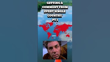 Getting A COMMENT From EVERY Single COUNTRY 🔥 | PART I | #shorts