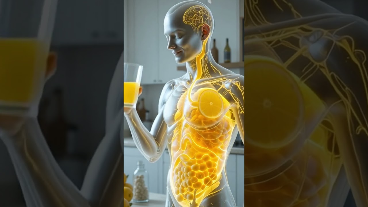 See How Lemon Water Works Inside the Body 🍋💧 | 3D Transparent Anatomy
