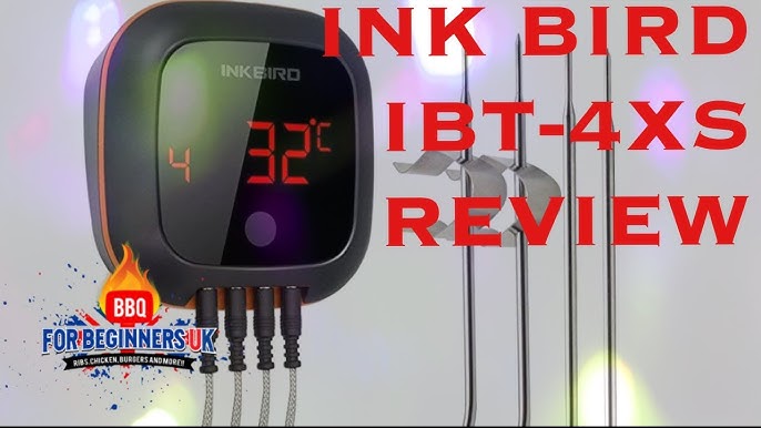 Inkbird IBT-4XS Bluetooth Wireless Meat Grill Thermometer (Four