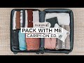 Minimalist PACK WITH ME | 1 Week In A Carry-On