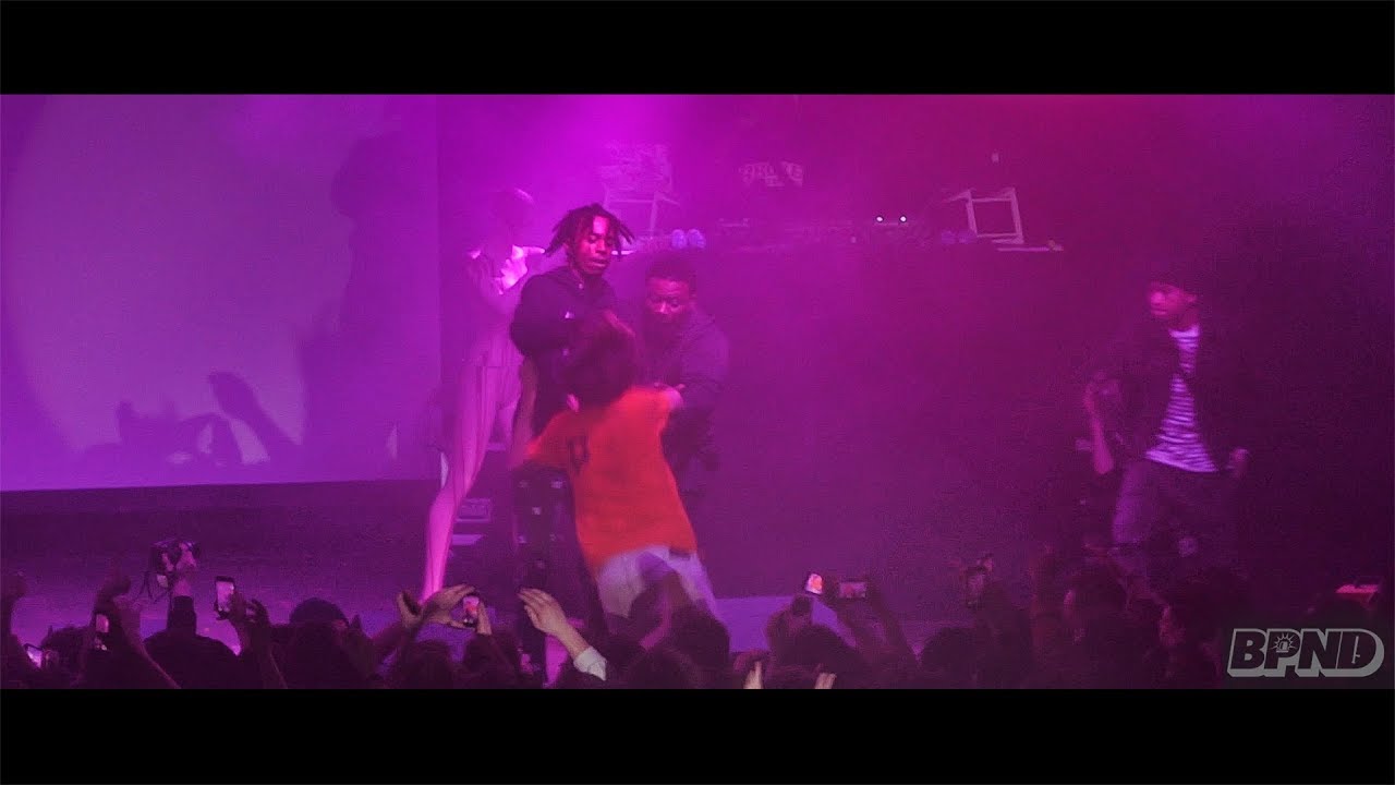 Playboi Carti - "Magnolia" + pushes fan off stage Live @ Progresja Warszawa, 08.03.18