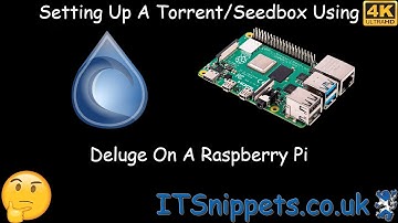 Setting UP A Torrent/Seedbox Using Deluge On A Raspberry Pi (@youtube, @ytcreators)
