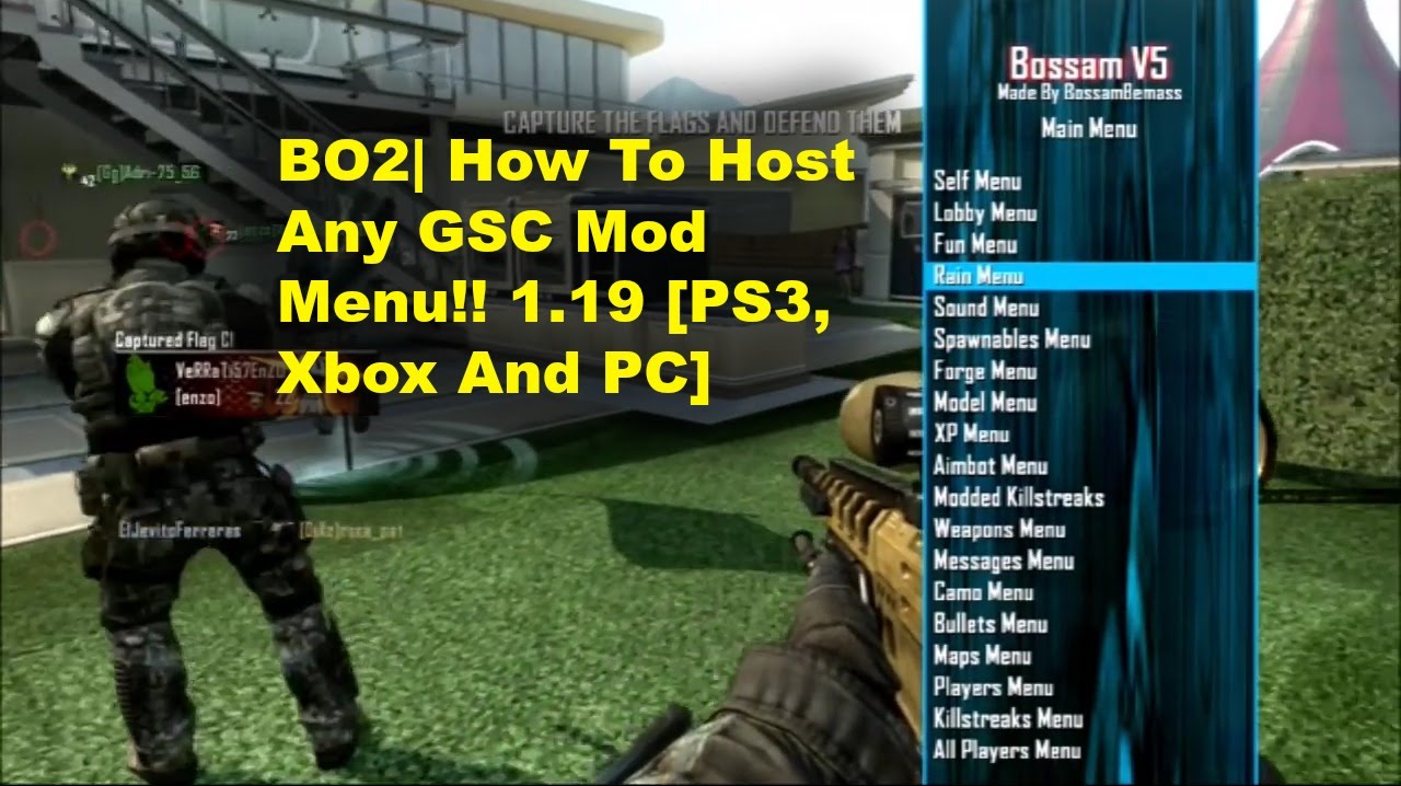 BO2/ How To Host Any [GSC] Mod Menu 1.19 [PS3/Xbox/PC] - 