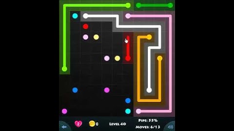 flow game facebook - 11 x 11 mania level 40 Connect the dots