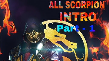 Mortal Kombat 11 - Scorpion All Intro/Dialogues | #Vodkagaming