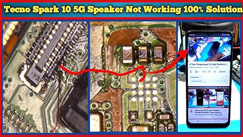 Tecno Spark 10 5g Speaker Not Working // Ringer Not Working Solution // Ear Speaker Solution