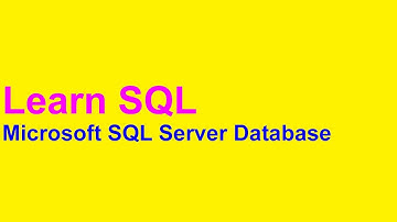 Learn SQL using MSSQL Database