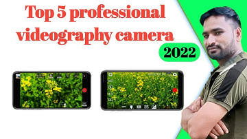 Top 5 Professional DSLR Camera App 2022 !! 100% Manual Control camera App !! 4k tech