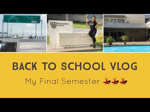 Vlog 1: Back To Uni For My Final Semester | Lagos, Nigeria