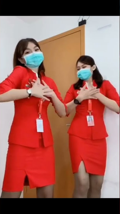 Pramugari Airasia Main Tiktok,Kelihatan Banget Itu Nya