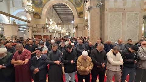 صلاة العشاء للشيخ يوسف ابو سنينه من المسجد الأقصى المبارك 6 جمادى الآخرة 1447 من سورة الأعراف 