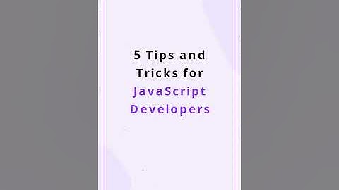 Top 8 useful javascript tricks for javascript developer