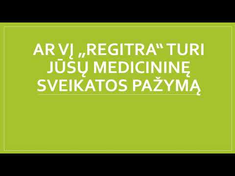 Video: Kaip Užpildyti Medicininę Pažymą