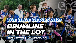 The Blue Devils 2023 Drumline | In the Lot | Rose Bowl
