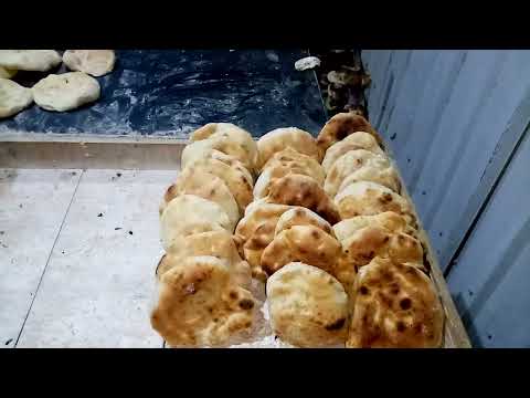 كيفية صناعة الخبز في السودان سوق ليبيا