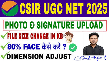 ugc net december photo signature, ugc net dec photo signature problem 2025|