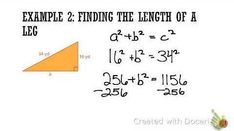 9.2 Pythagorean Theorem