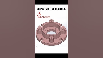 SolidWorks Beginner Blast: Simple 3D Part in Minutes!