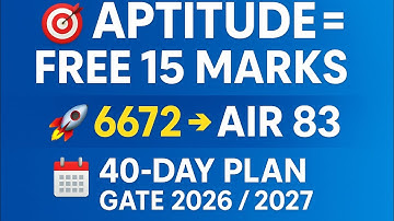 Don’t Ignore Aptitude! 40-Day Smart Plan for 13+ | From 6672 to 83