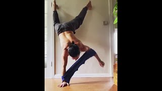 Jesse Bradford shirtless handstand