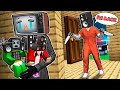 Speaker man prisoner is back home jj and mikeys family is hiding sad story in minecraft  maizen