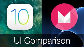 iOS 10 vs Android 6 (Galaxy S7) UIs!