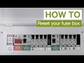 Fuse Box Reset