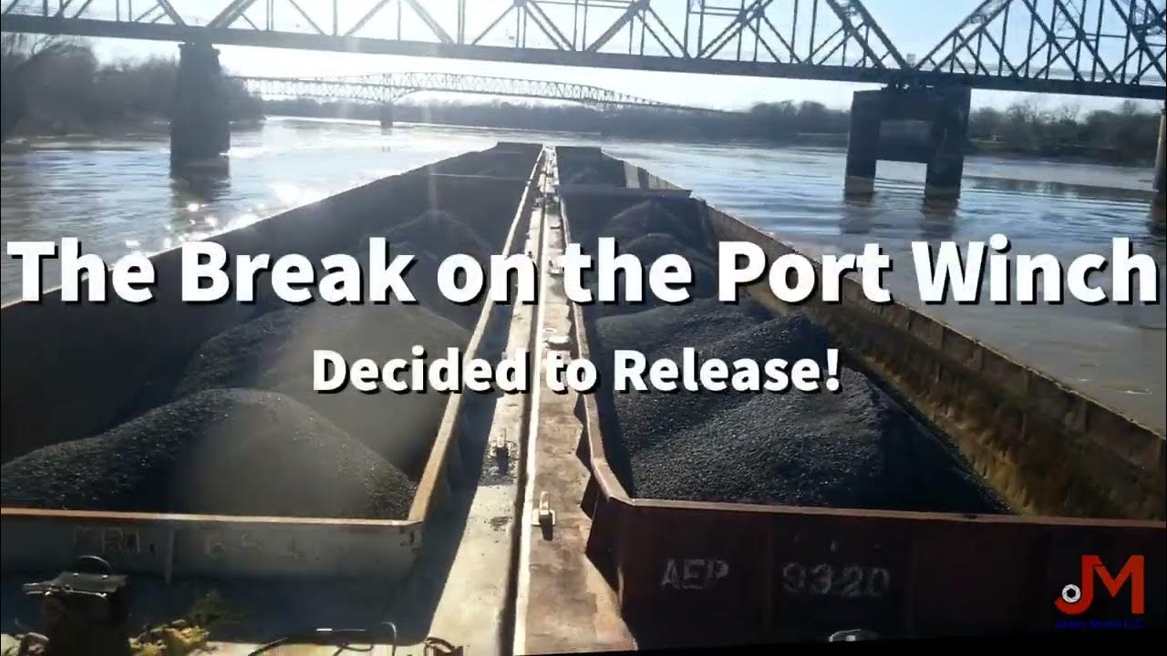 Simmesport bridges South bound. Port winch gives way. Almost