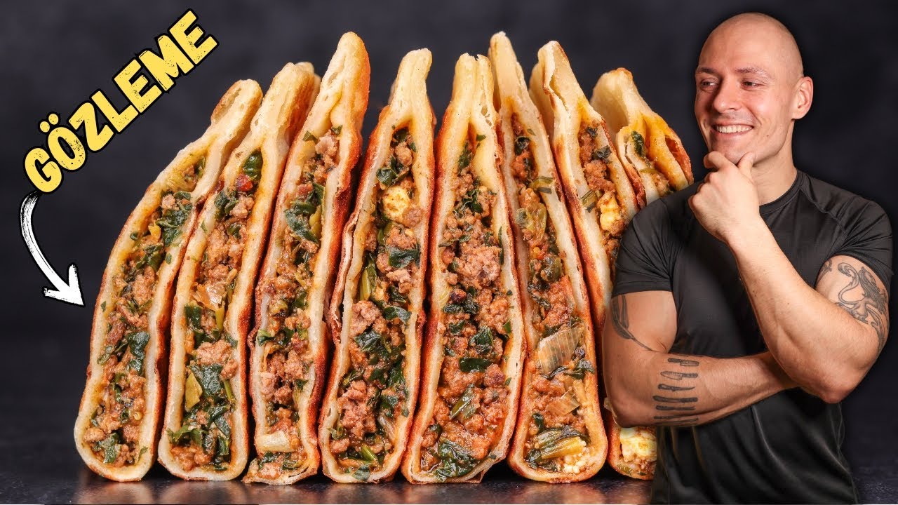 How to Make Gözleme | Turkish Style Stuffed Flatbread Recipe