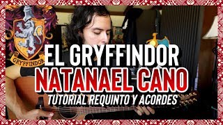 Video thumbnail of "EL GRYFFINDOR - Natanael Cano - Tutorial - REQUINTO - ACORDES - Guitarra"