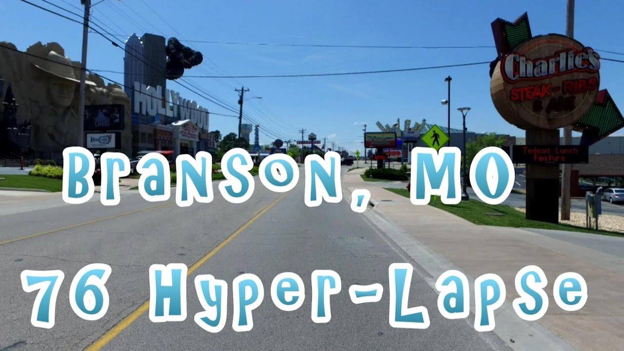 Branson, MO, Highway 76, Hyper-Lapse