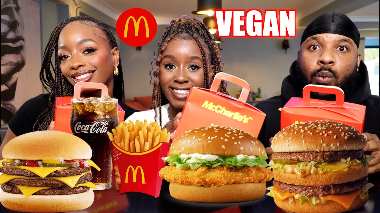 VEGAN MC DONALD'S TASTE TEST | IS MR CHARLIES STILL WORTH IT ?