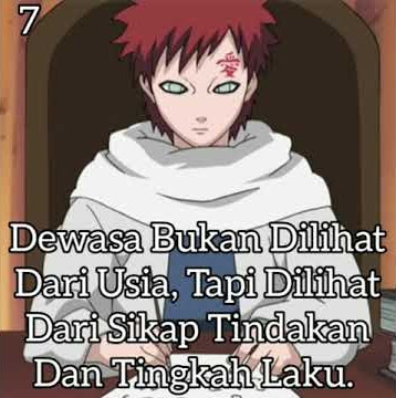 10 Kata-Kata Bijak Kazekage Gaara.