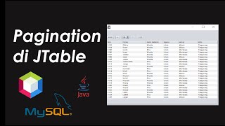 Tutorial Pagination di JTable || Java netbeans