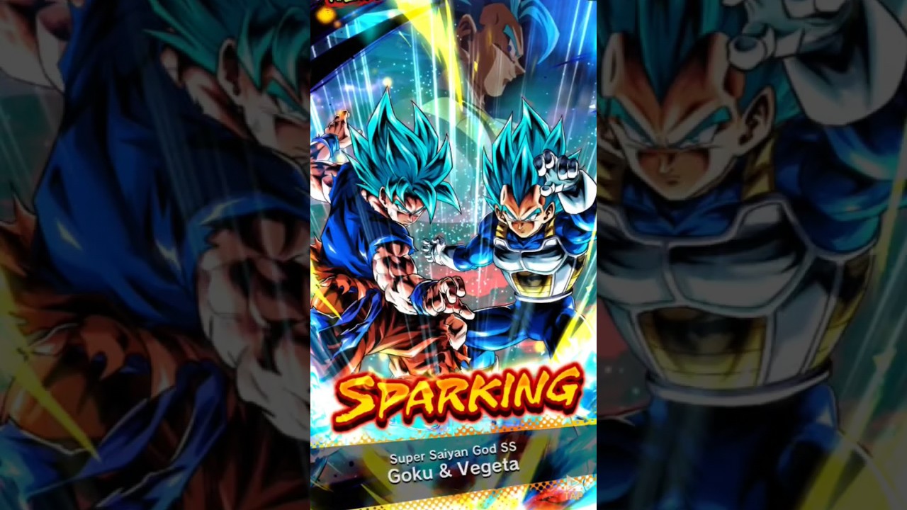 SUMMONS ON LL TAG SS BLUE GOKU AND VEGETA INTO GOGETA BLUE! (Thank you daddy vegeta ☺️) 