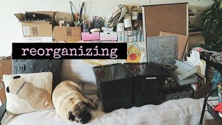 VLOG 112 | let the studio reorganizing begin...