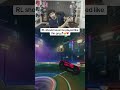 bros playing like he’s in the car😭 #shorts #rocketleague