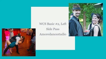 West Coast Swing Basic Steps - WCS Beginner - Left Side Pass