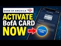 How to activate Bank of America debit card by phone - Step by Step