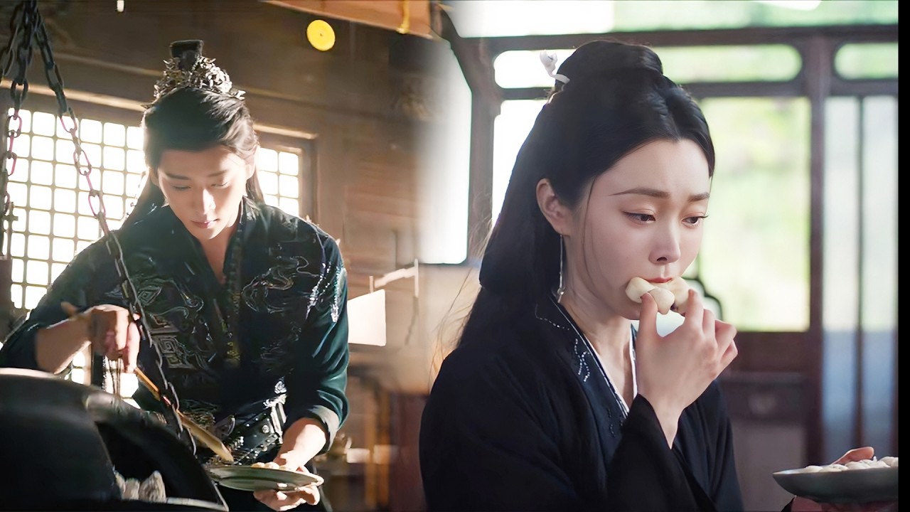 王爺親自下廚給灰姑娘做她愛吃的糕點，希望能挽回她的心意，但灰姑娘依舊選擇離開，王爺心碎不已！#与晋长安 #丞磊 #宋轶 #古装 #爱情