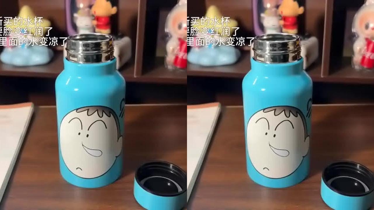 The face of Ada will change when he uses the new cup.