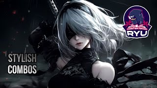 NieR Automata - Combos and Juggle Practice Nier Automata 2b Juggle Combo Training