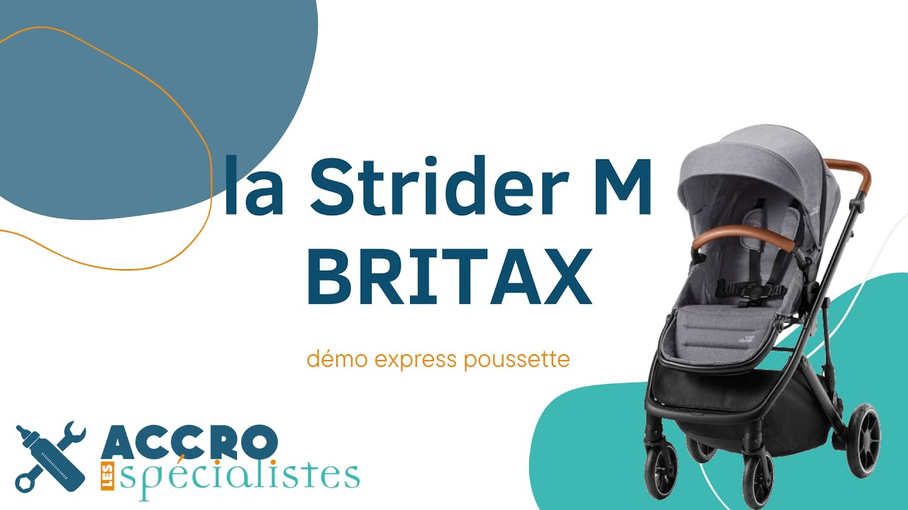 מחיר חיסול! עגלת תינוק Britax Strider M כולל עריסה ומתאמים רק ב₪1,490 עד  הבית! | ZUZU DEALS - זוזו דילס