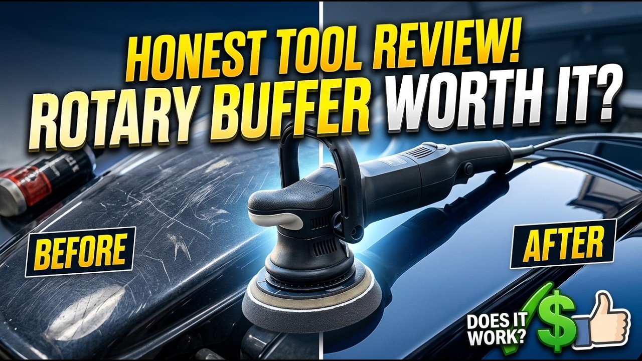 Best Rotary Buffer and Polisher for Car Detailing - Honest Review (Does ...
