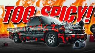 Twin Turbo 454 CRAWFISH Getting SPICY At The Track! 🌶️ 🔥