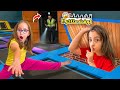 تيما و ملك دخلوا على أكبر ترامبولين بالليل و هربوا من الحارس 